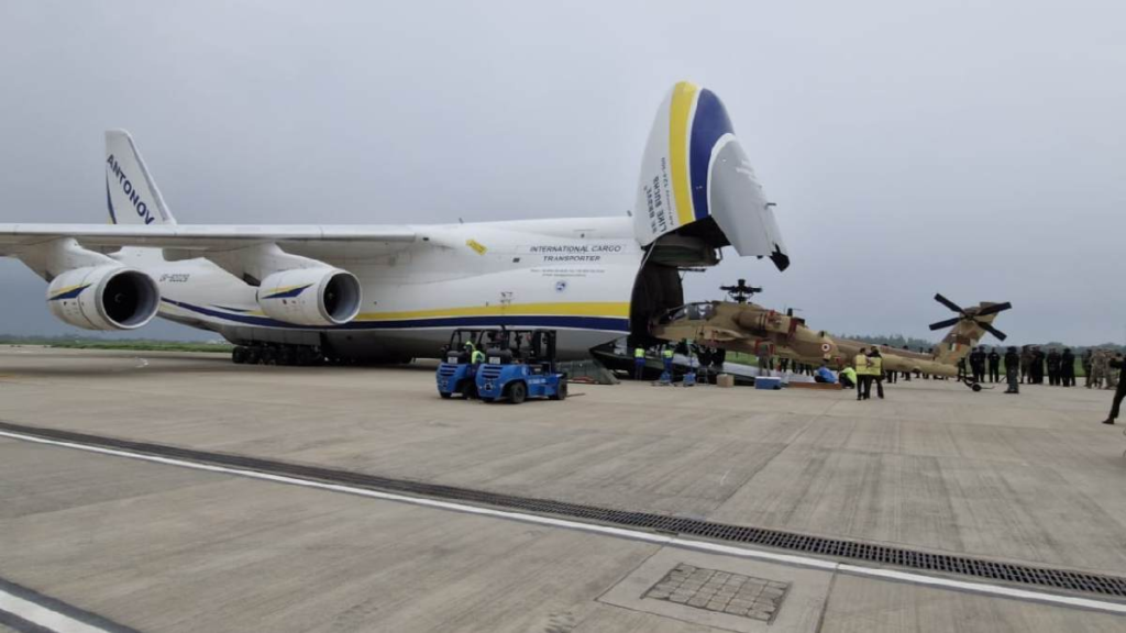 Apache Helicopter First Batch India Arrival at Jodhpur base