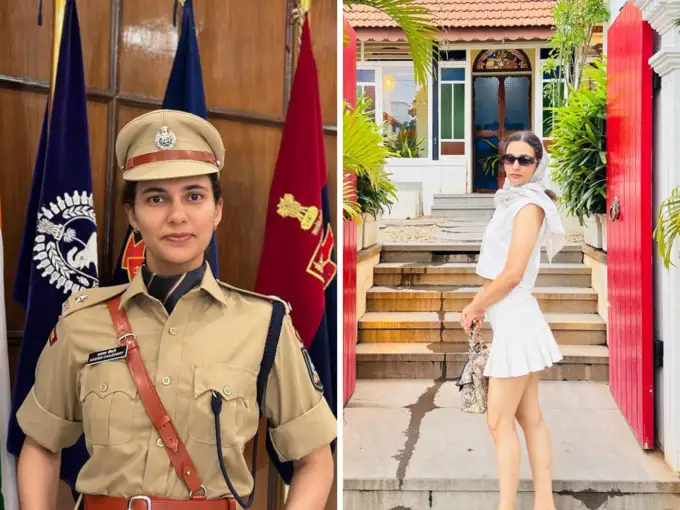 IPS आशना चौधरी स्टाइल में स्कर्ट और साड़ी दोनों में फैशन का जलवा बिखेरती हुईं