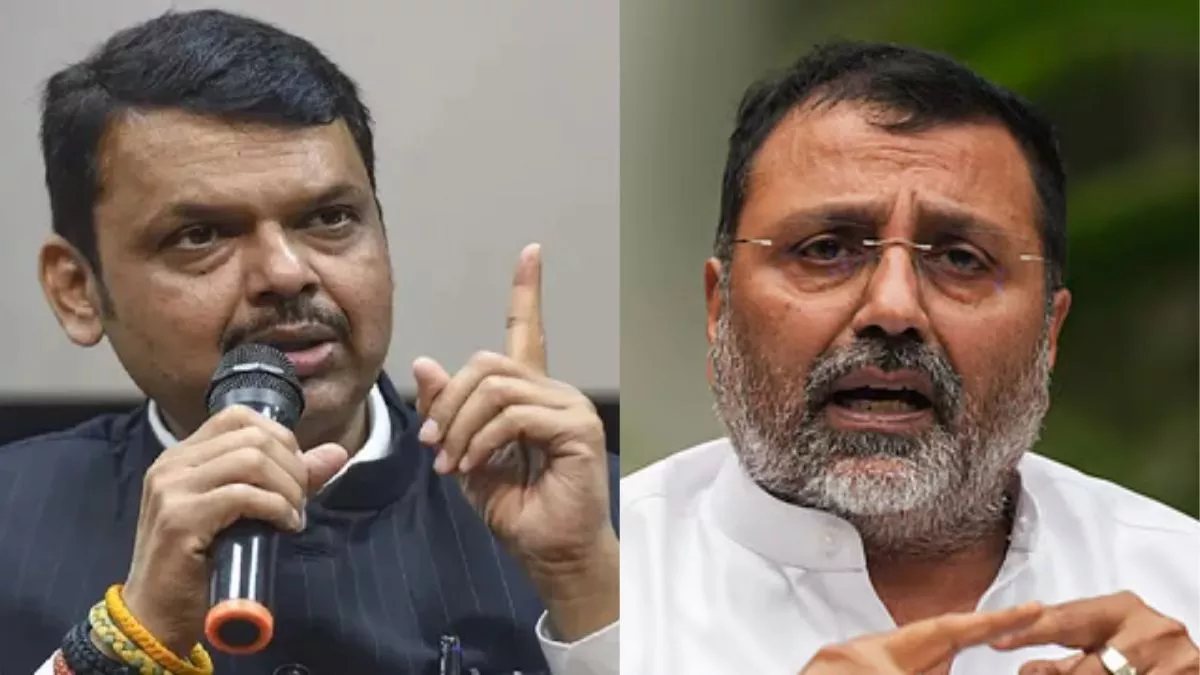 Nishikant Dubey Bayan Vivad: BJP नेता के विवादित बोल पर Fadnavis की कड़ी नसीहत | Maharashtra Politics