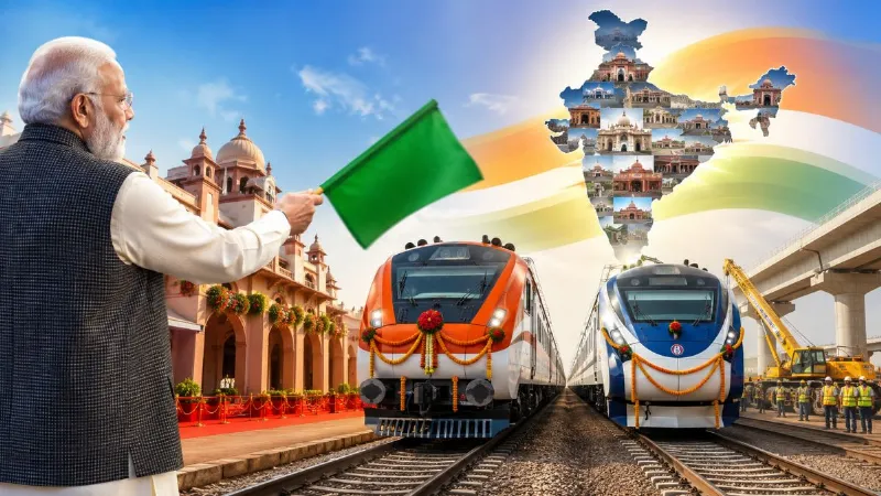Amrit Bharat Station Scheme के तहत पीएम मोदी ने देश भर के 75 रेलवे स्टेशनों का किया उद्घाटन